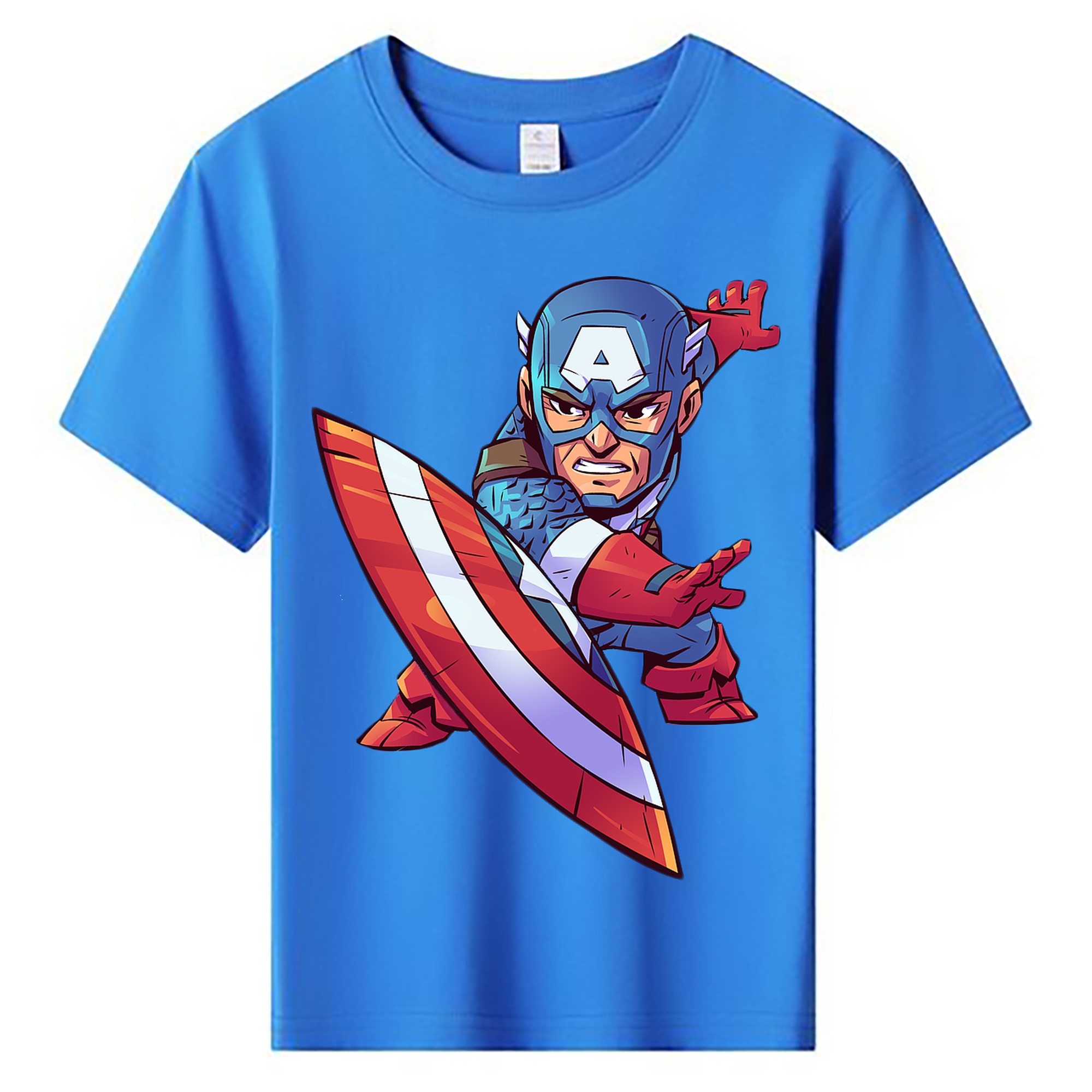 （画像用） アベンジャーズ The Avengers 綿100％キッズTシャツ（フロントプリント）